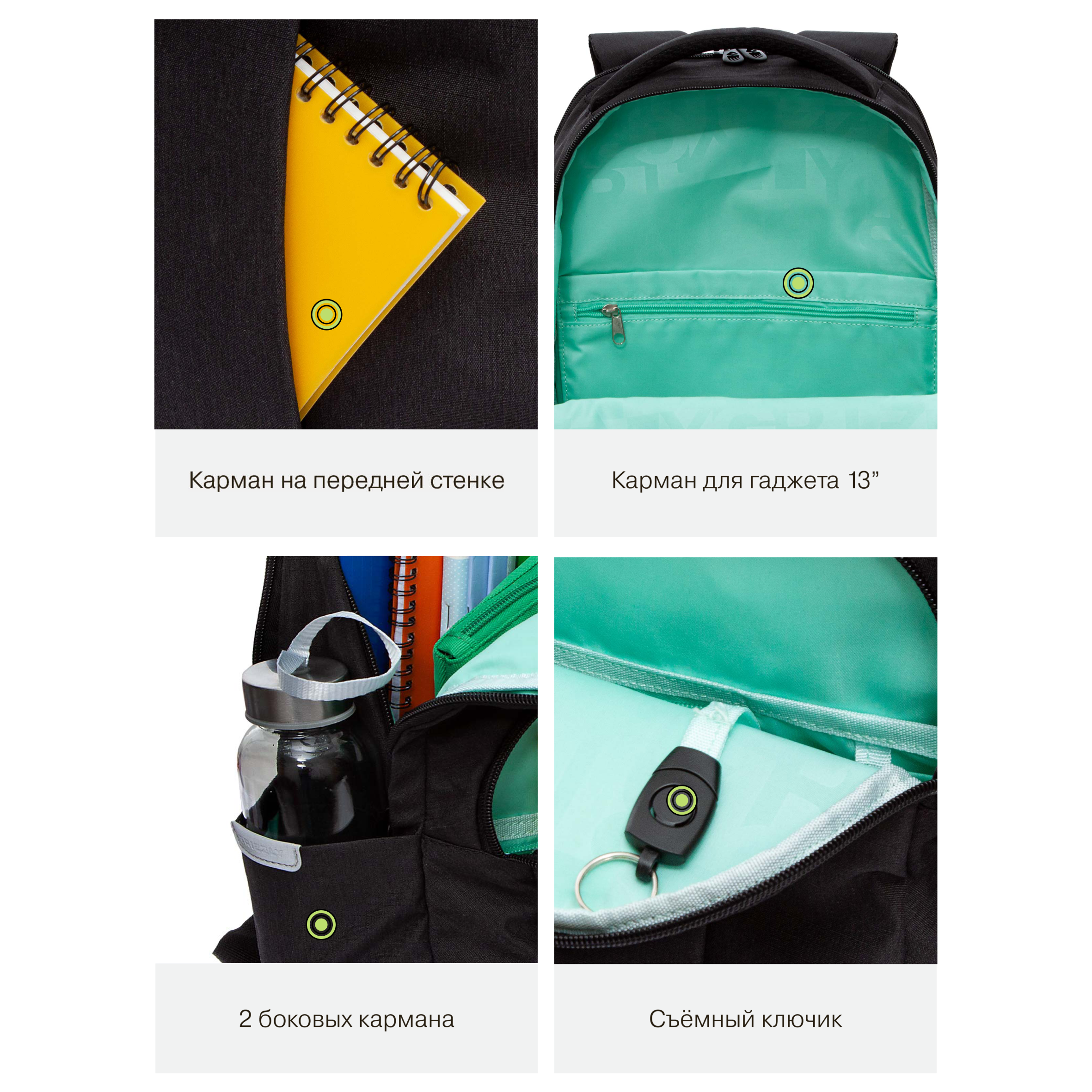 Рюкзак Grizzly для девочки - фото 11