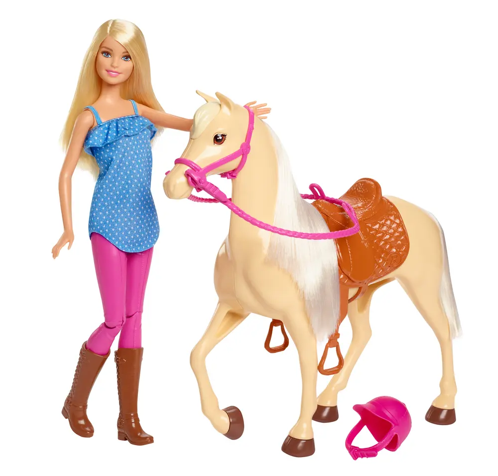 Кукла классическая Barbie Наездница с лошадью FXH13 FXH13 - фото 3