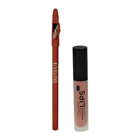 Набор для макияжа губ EVELINE Oh my lips тон 08