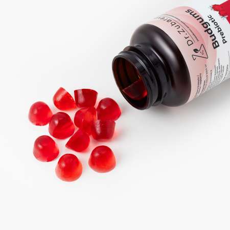 Витамины Dr. Zubareva Мармелад Budgums, пребиотик со вкусом малины