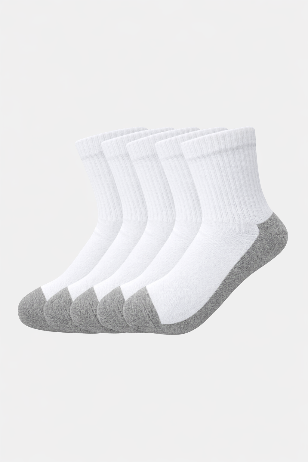 Носки 5 пар Новомосковский трикотаж 20/Серо-белый - фото 2