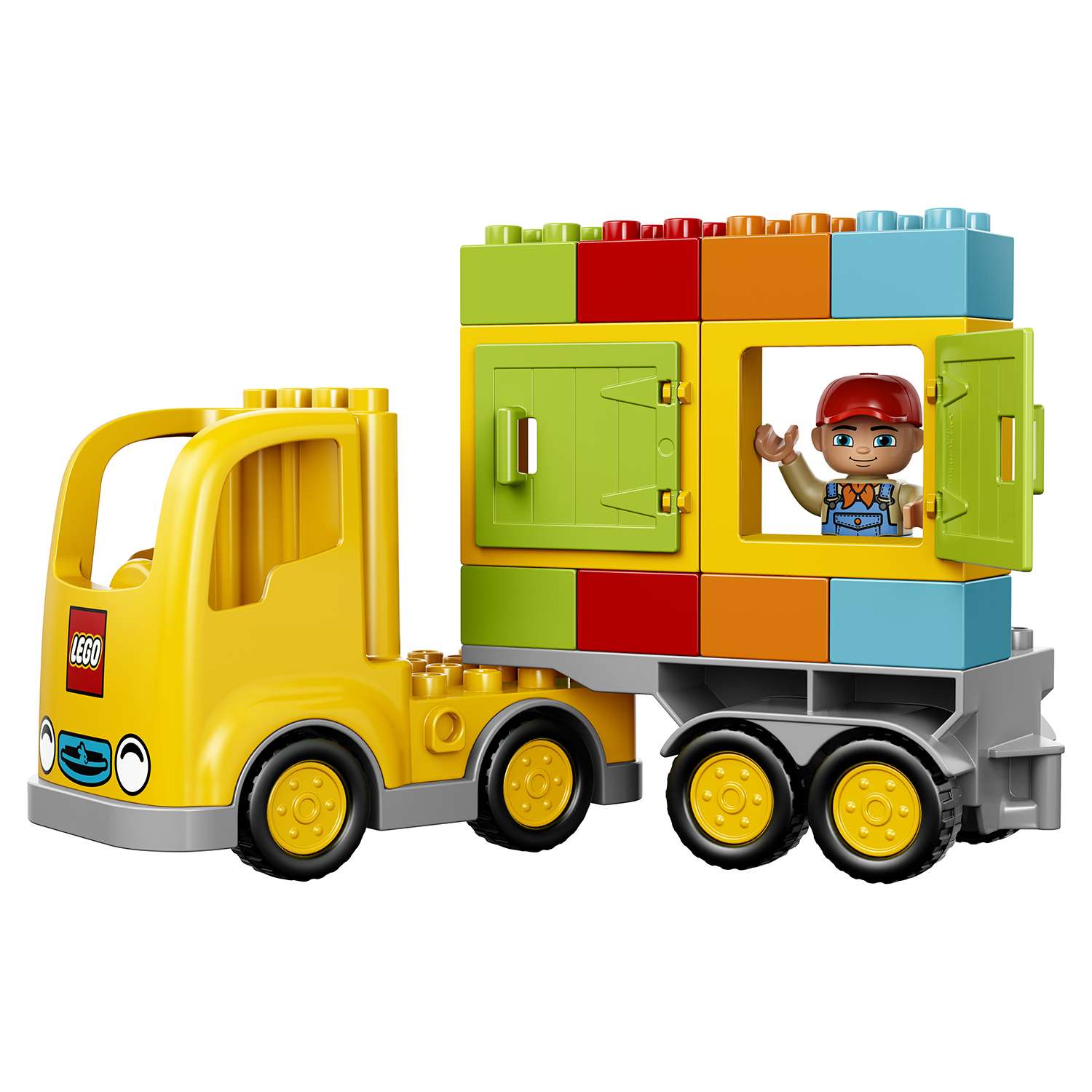 Конструктор LEGO DUPLO Желтый грузовик блочный - фото 6