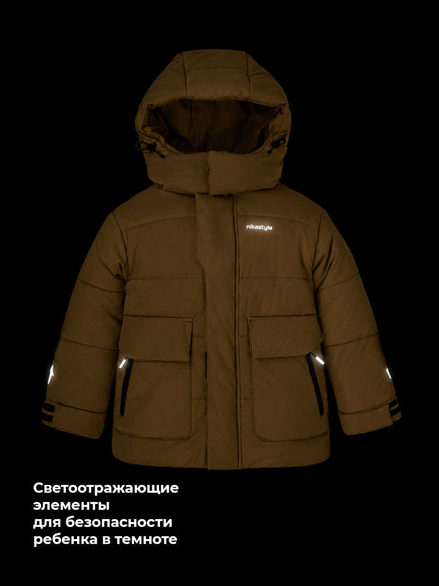 Куртка NIKASTYLE 4з5926 охра - фото 17