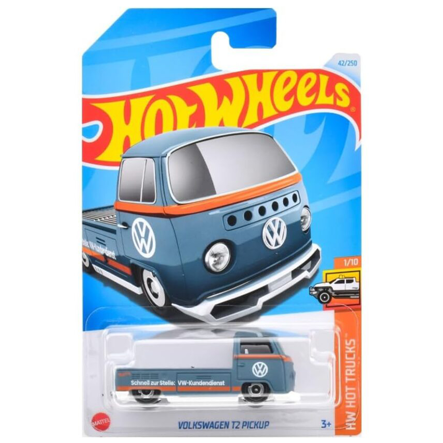 Автомобиль Hot Wheels Volkswagen 1:64 5785-A42-HTC28 - фото 1