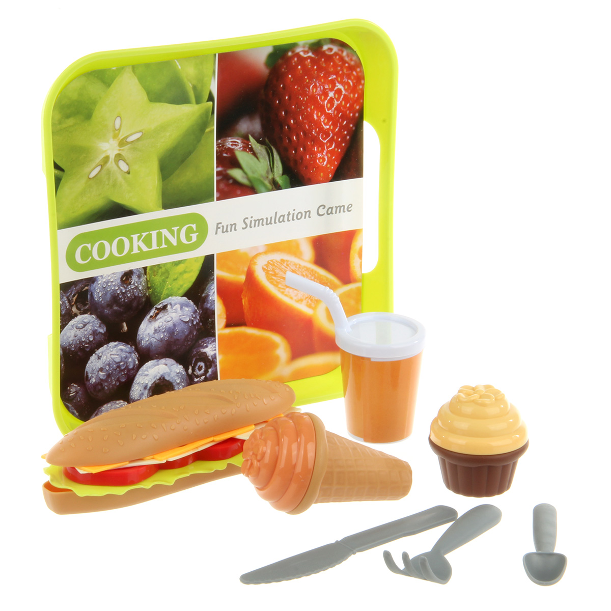 Игровой набор Veld Co тележки и корзинки, прилавок, касса, продукты - фото 5