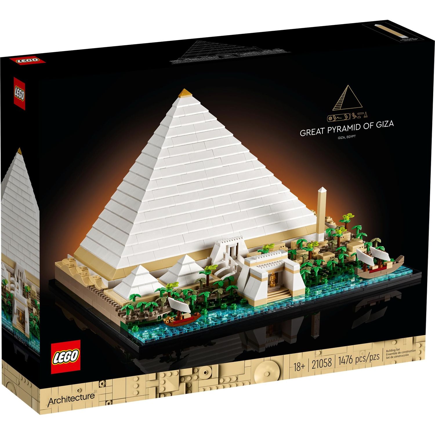Конструктор LEGO Architecture Пирамида Хеопса блочный - фото 1