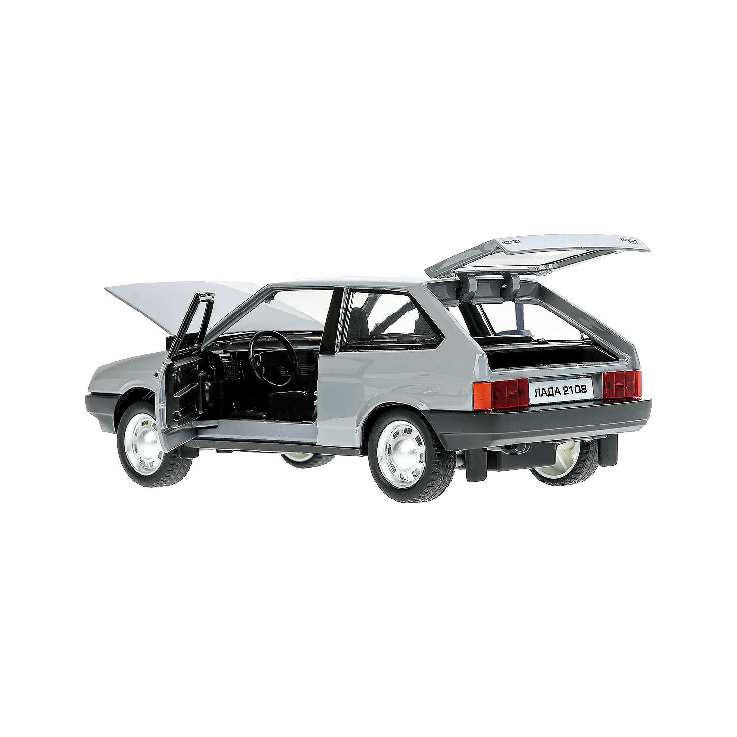 Автомобиль Технопарк LADA 1:24 белый 385722 - фото 7
