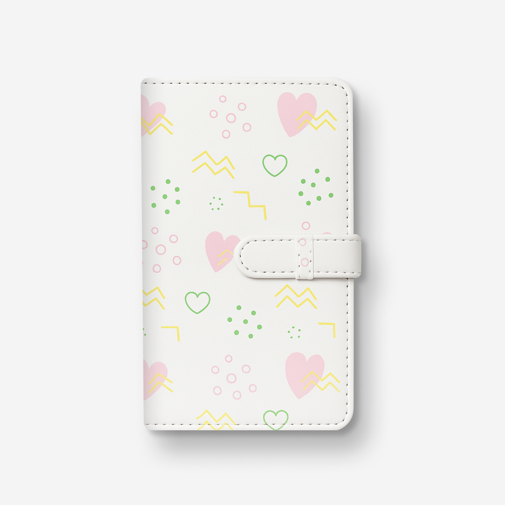 Фотоальбом LUMICUBE Сердечки, для фотографий Printy и Instax Mini, 96 ячеек - фото 1