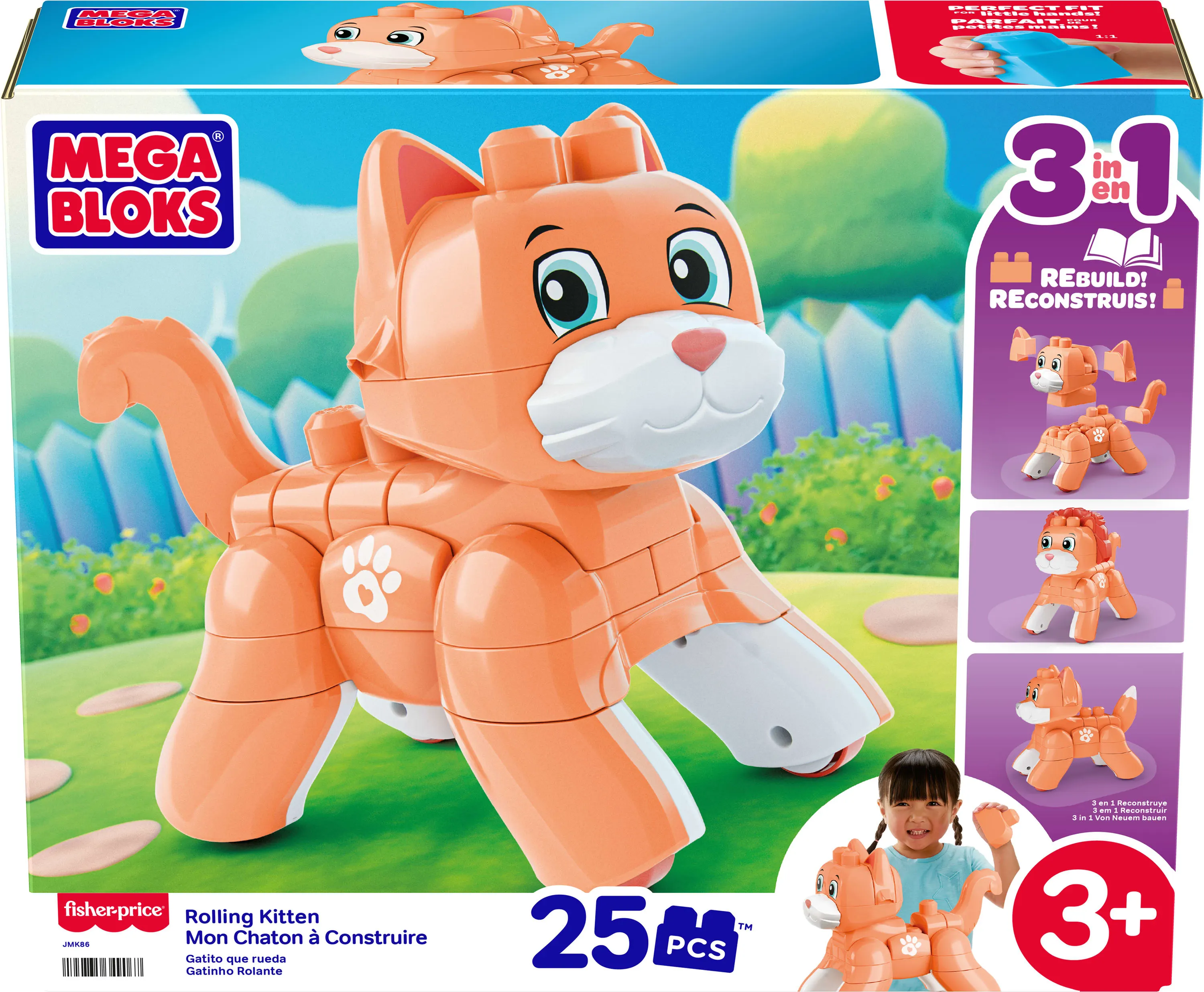 Конструктор Mega Bloks Котенок 25 дет. - фото 5