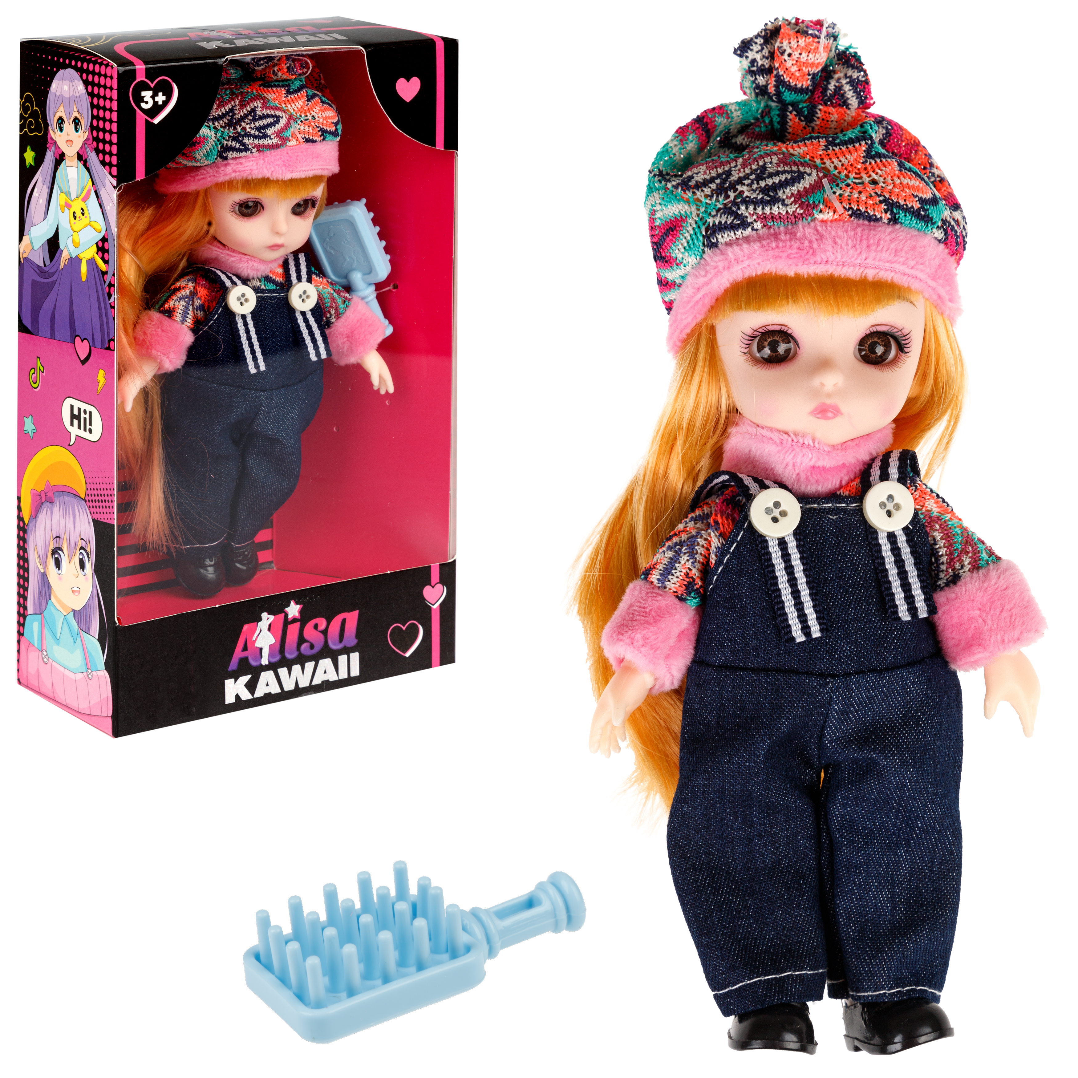 Кукла мини 1TOY Alisa Kawaii mini Т24353 - фото 6