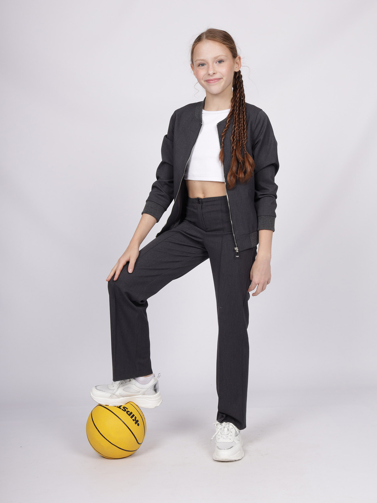 Бомбер Sky Lake 1515 Рио серый - фото 4