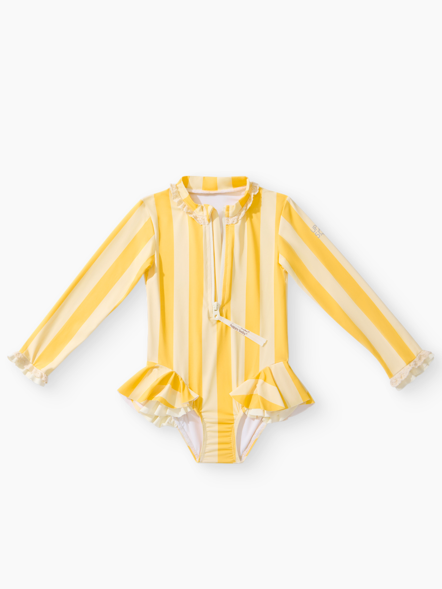 Купальник Happy Baby 50705-1_yellow stripes - фото 2