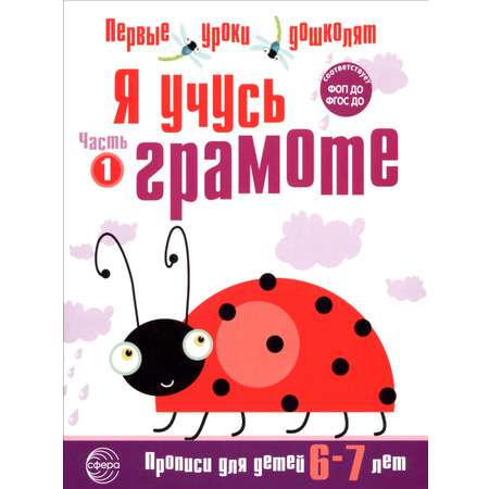 Книга Сфера Я учусь грамоте Прописи для детей 6-7 лет