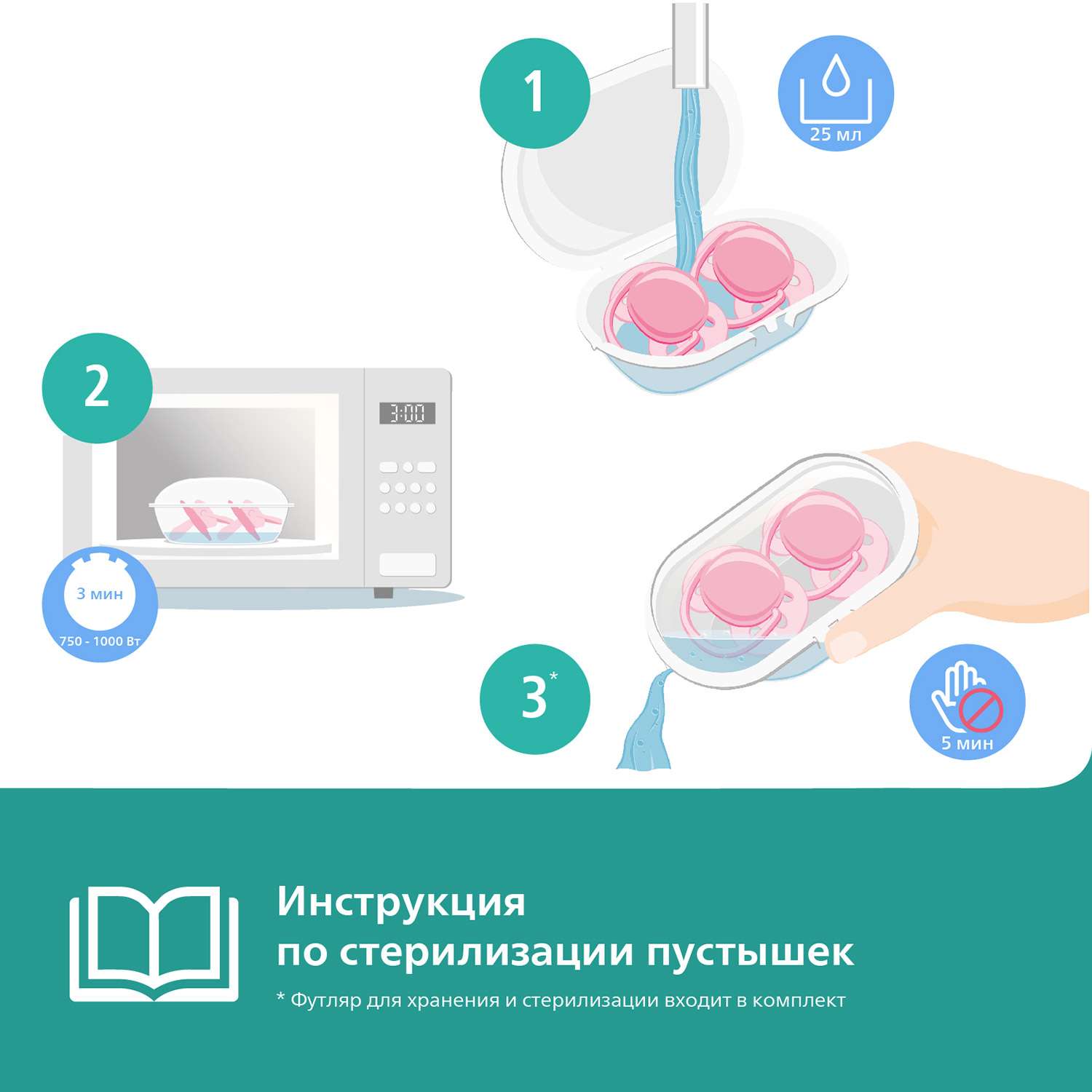 Пустышка Philips Avent силикон анатомическая от 0 мес. - фото 12
