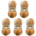 Пряжа для вязания Alize Angora Gold Batik 100 г 550 м 5шт
