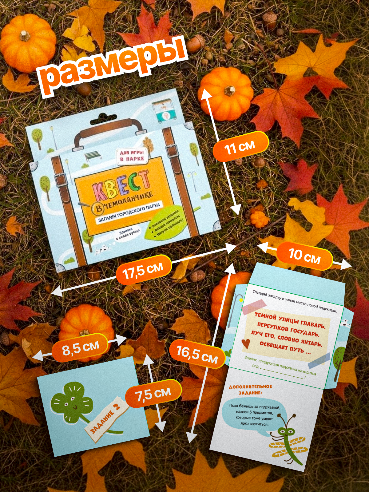 Настольная игра HappyLine Загадки городского парка - фото 8