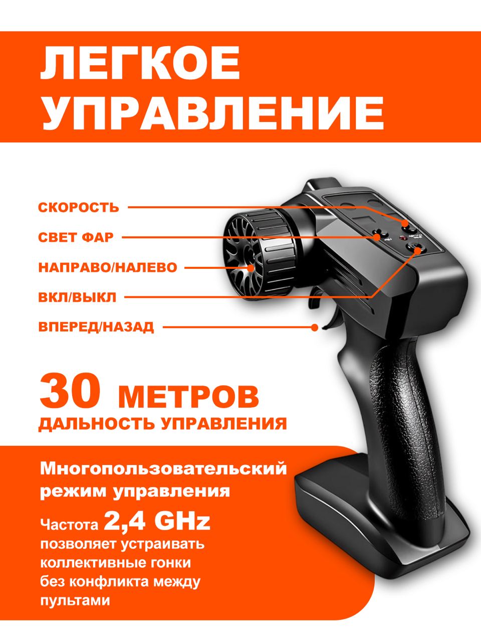 Автомобиль РУ BabyDreams Nissan 1:24 - фото 6