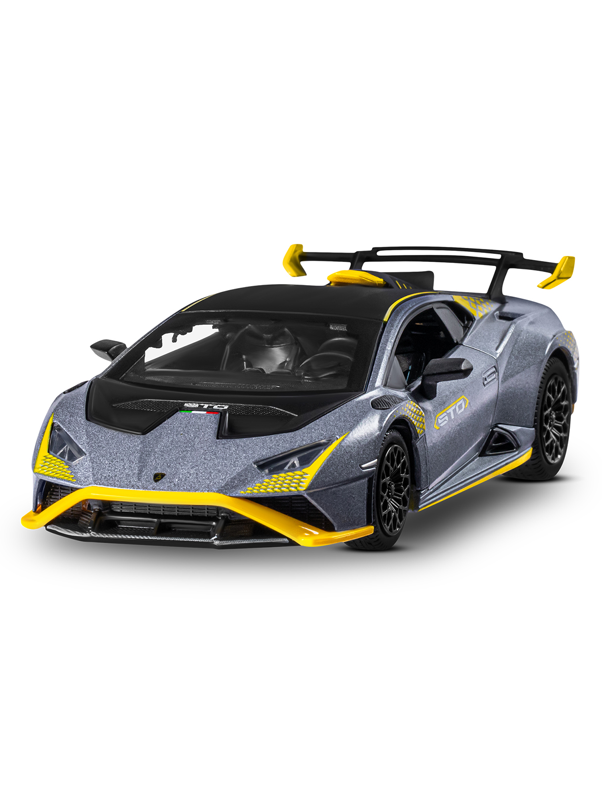 Автомобиль АВТОпанорама Lamborghini Huracan STO 1:32 JB1251664 - фото 13