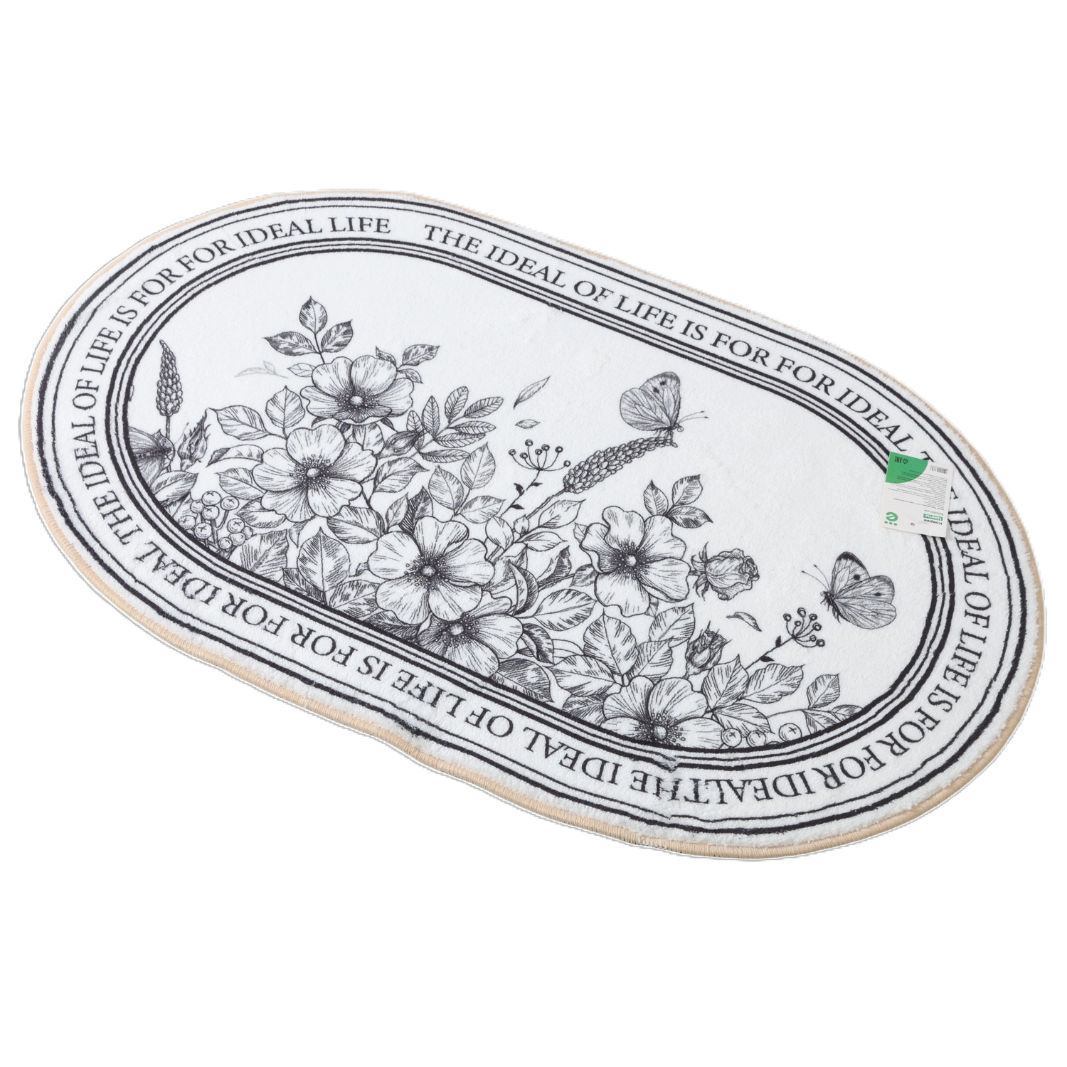 Ковёр ё Цветы 80 x 50 см - фото 3