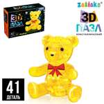 Пазл 3D Zabiaka Медведь 41 деталь