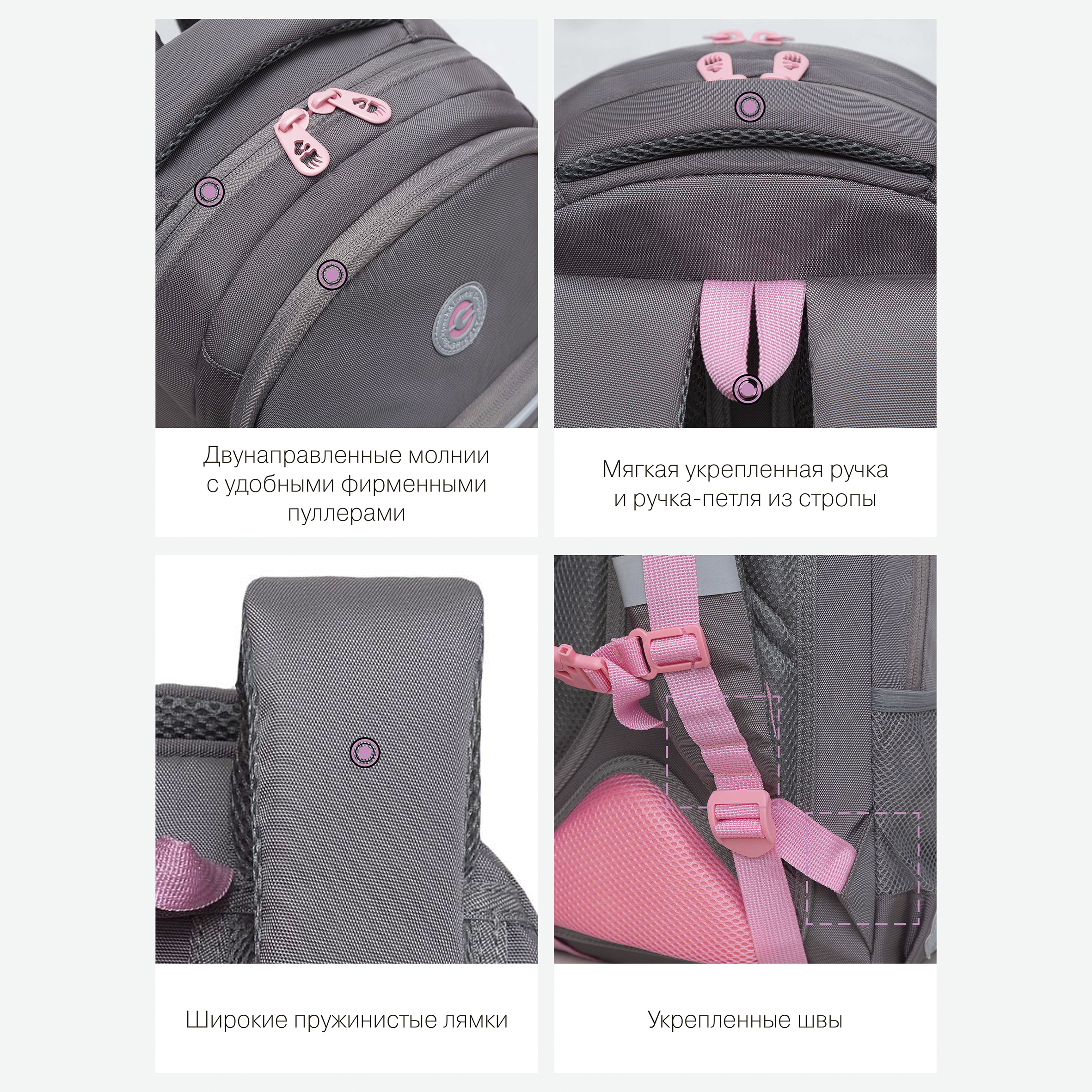 Рюкзак Grizzly Котик - фото 12