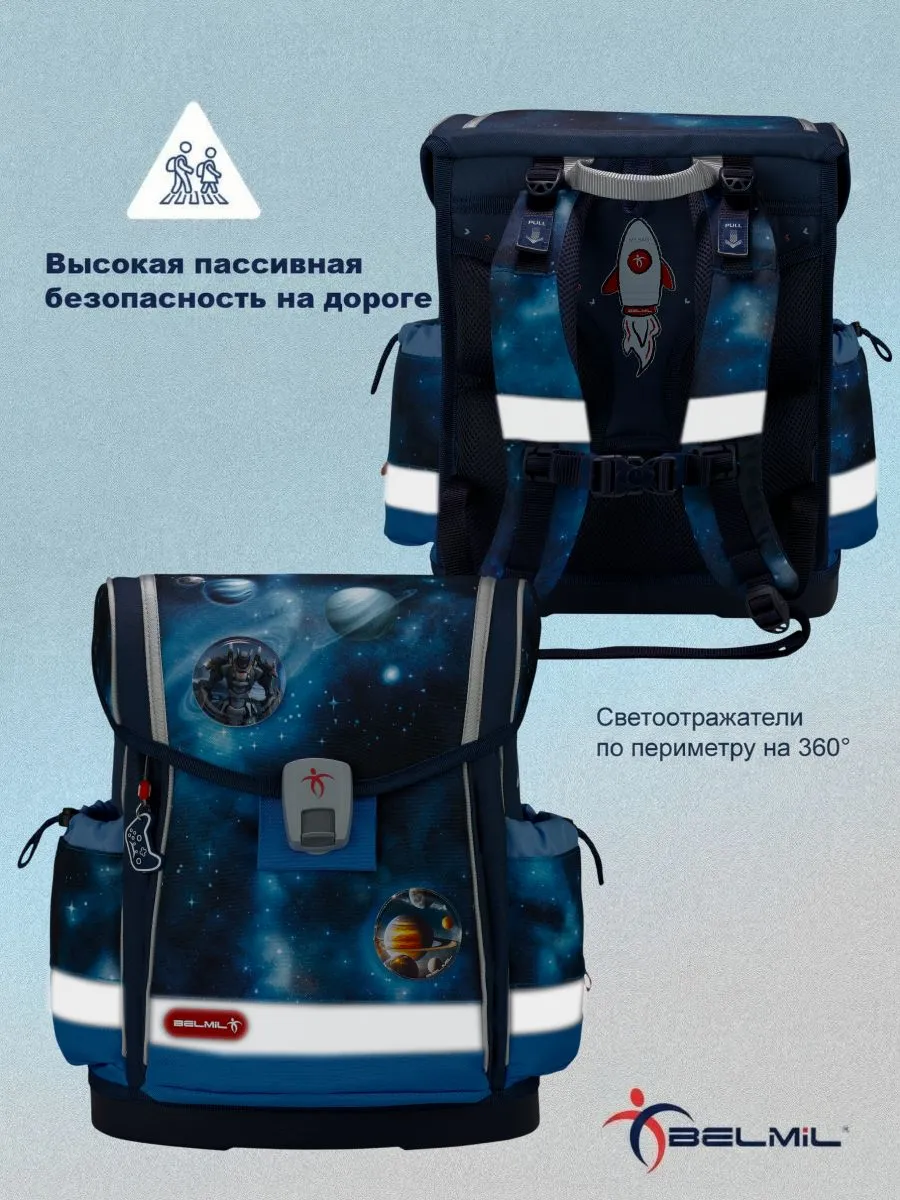 Ранец BELMIL Galaxy Light - фото 7