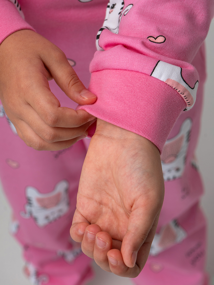 Пижама HappyFox HF00920розовый.коты - фото 6