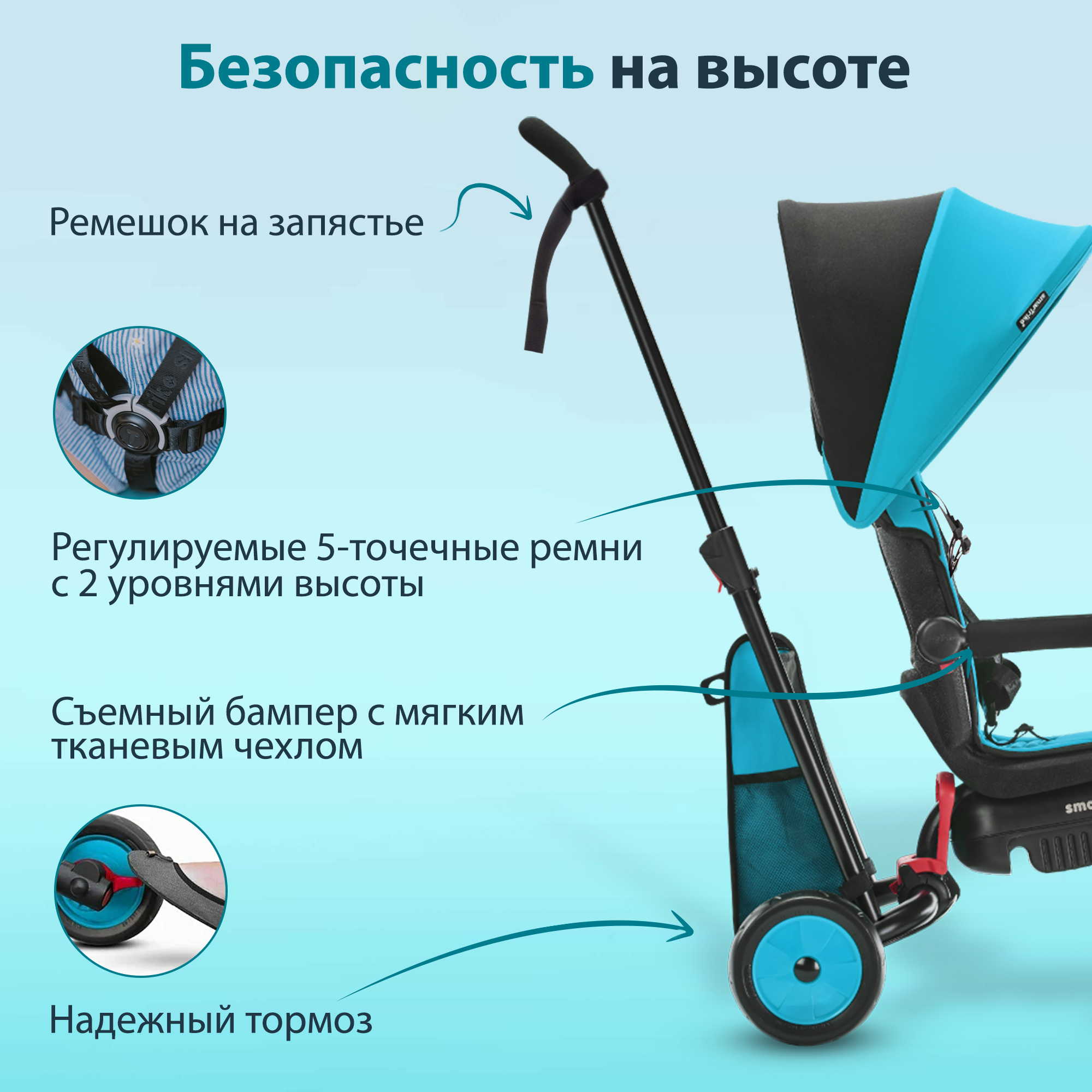 Трехколесный велосипед SmarTrike - фото 6