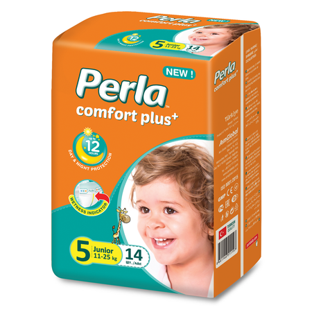 Подгузники Perla Eco 5 14 шт.