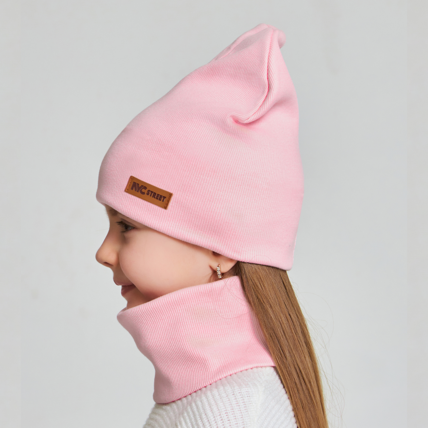 Шапка и снуд KUBRIO KU-H-69-KashG-Lpink - фото 2