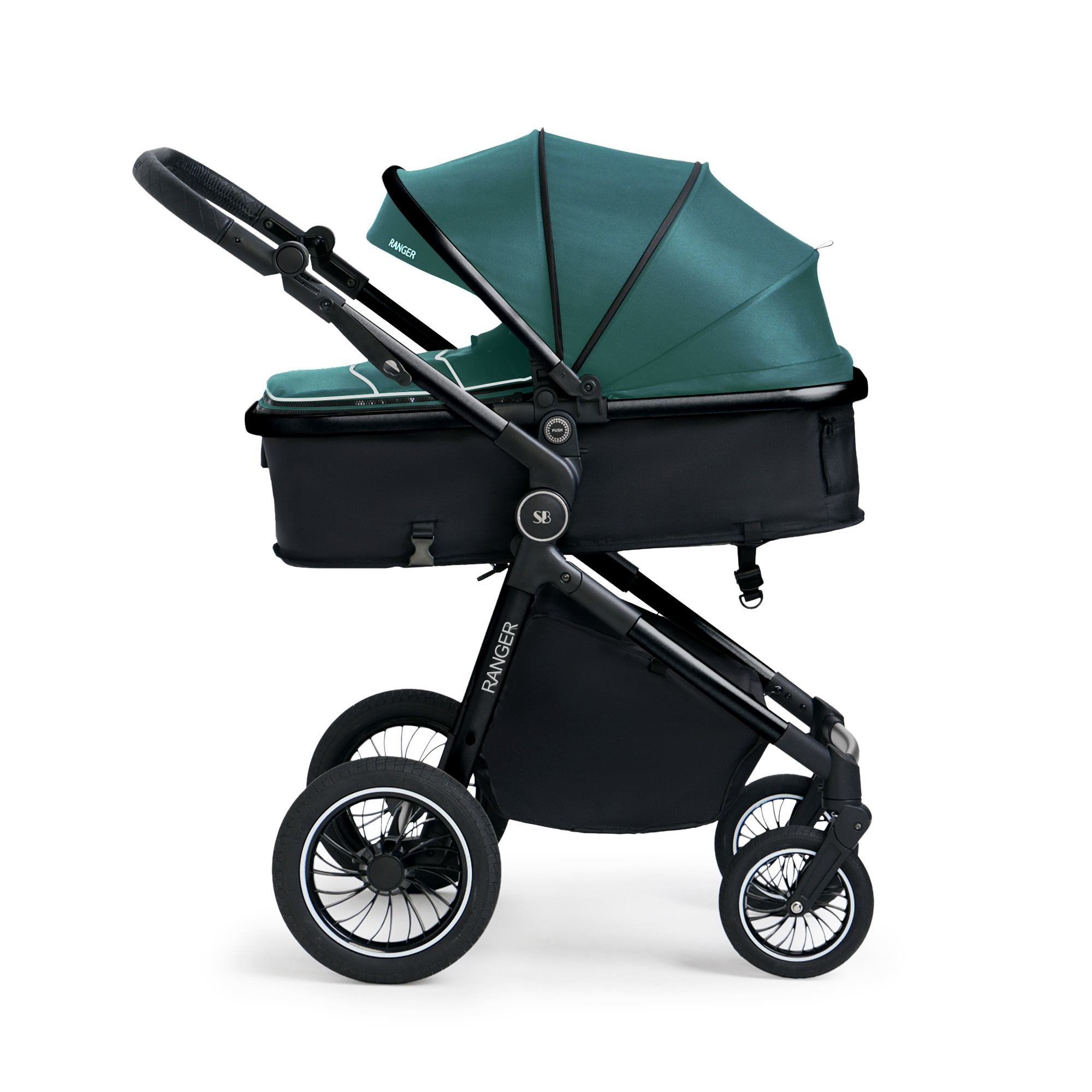 Коляска трансформер Sweet Baby зеленый - фото 17