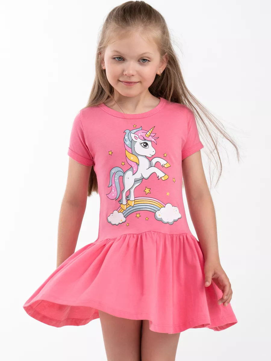 Платье DANKIDS Платье трикотажное "Радуга" - фото 3