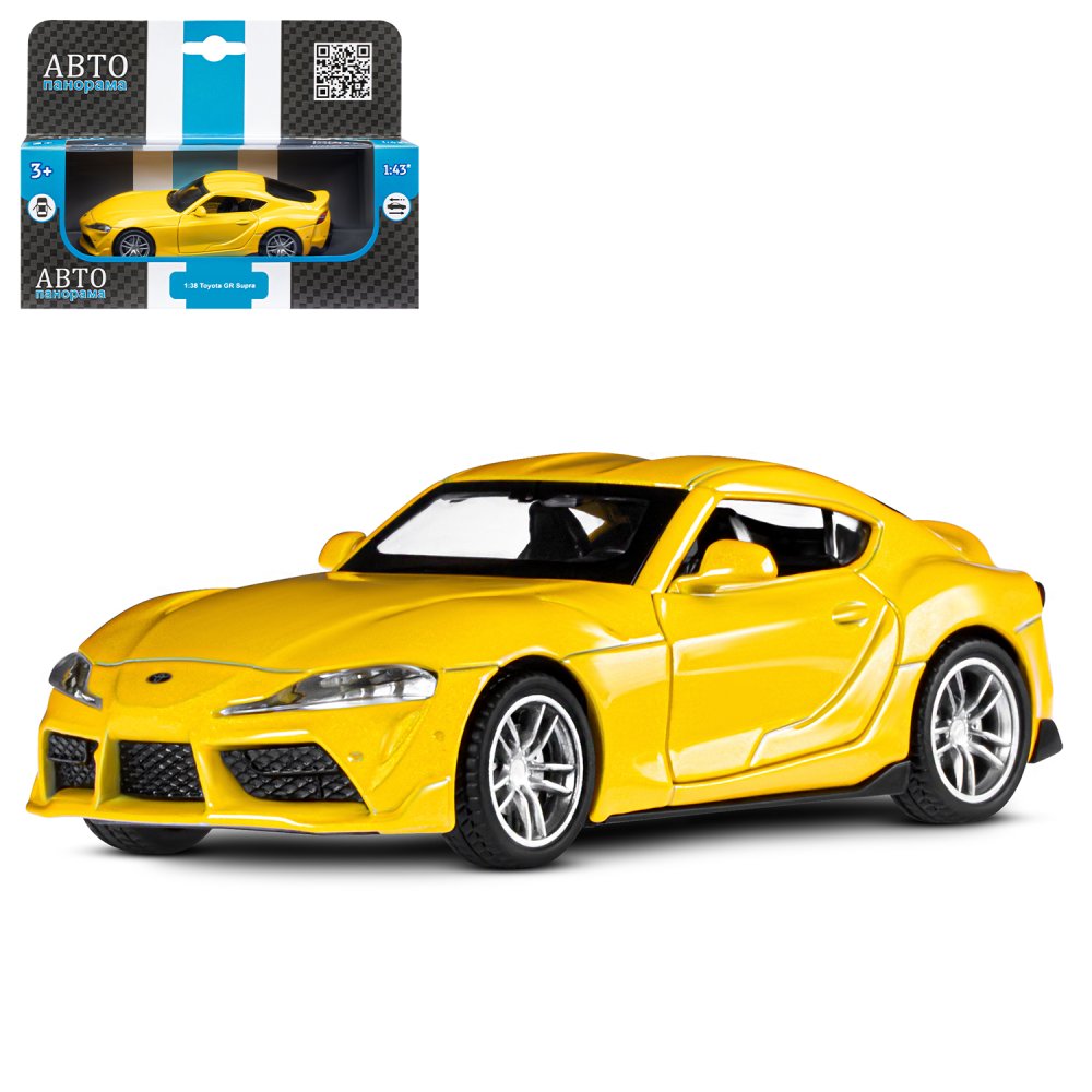 Автомобиль АВТОпанорама Toyota GR Supra 1:38 JB1251584 - фото 11