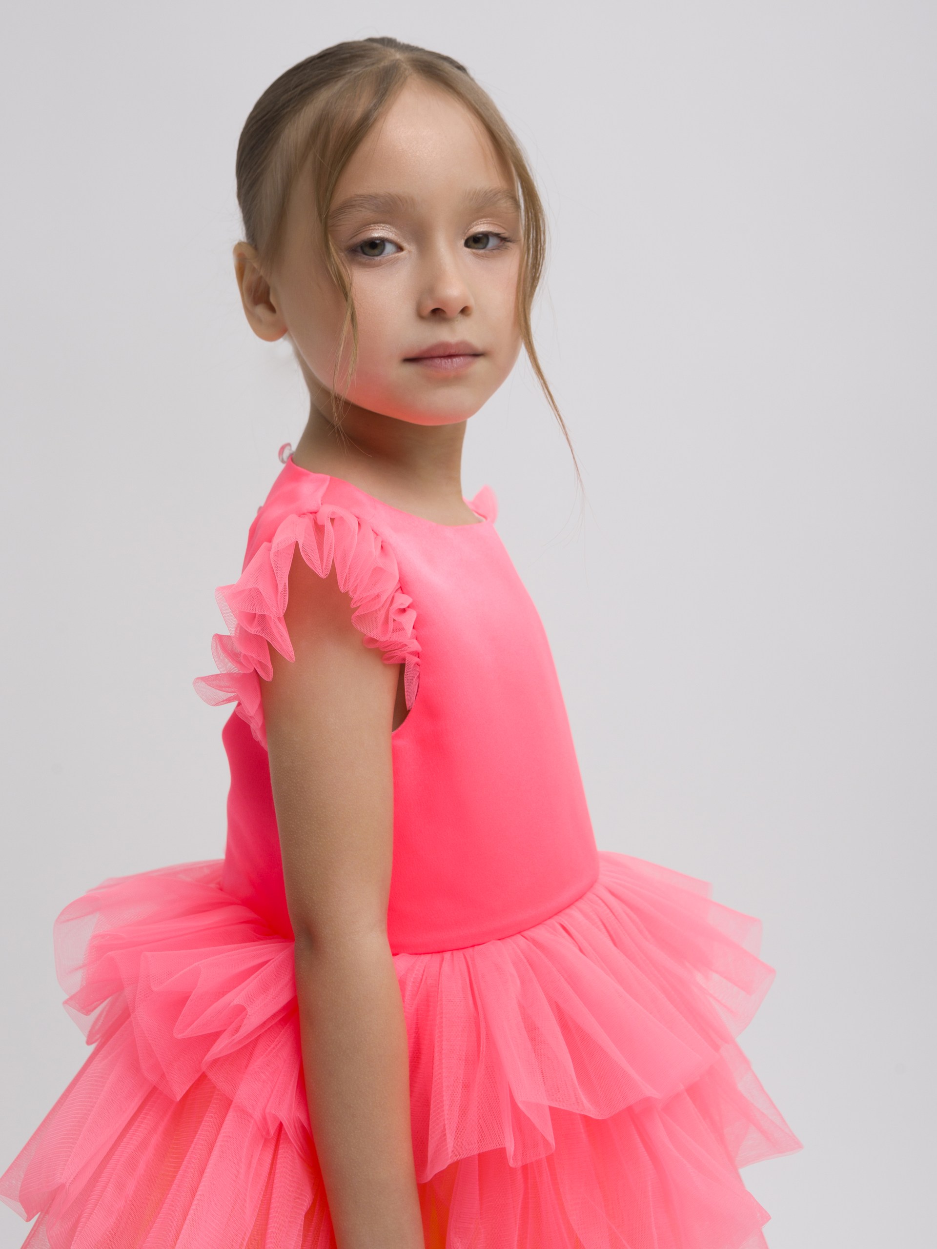 Платье LELUkids 1231.24_зефирка_неон - фото 5