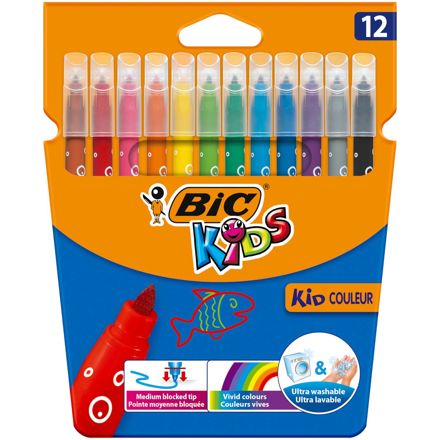 Фломастеры BIC Kids 12 цв. - фото 9