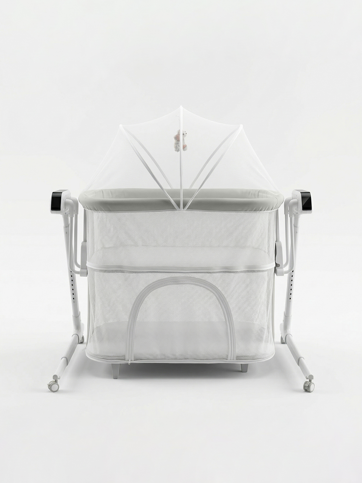 Колыбель Sweet Baby Comfort белая/серая серый - фото 3