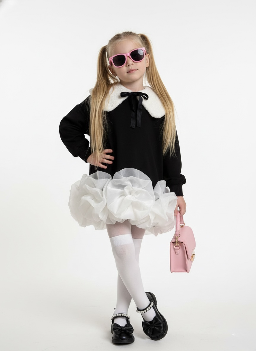 Платье Minilik ПлатьеНарядЧерное - фото 2