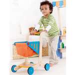 Игровой набор Hape тележки и корзинки, продукты, касса