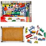 Пазл 1TOY Город машин сортер деревянный