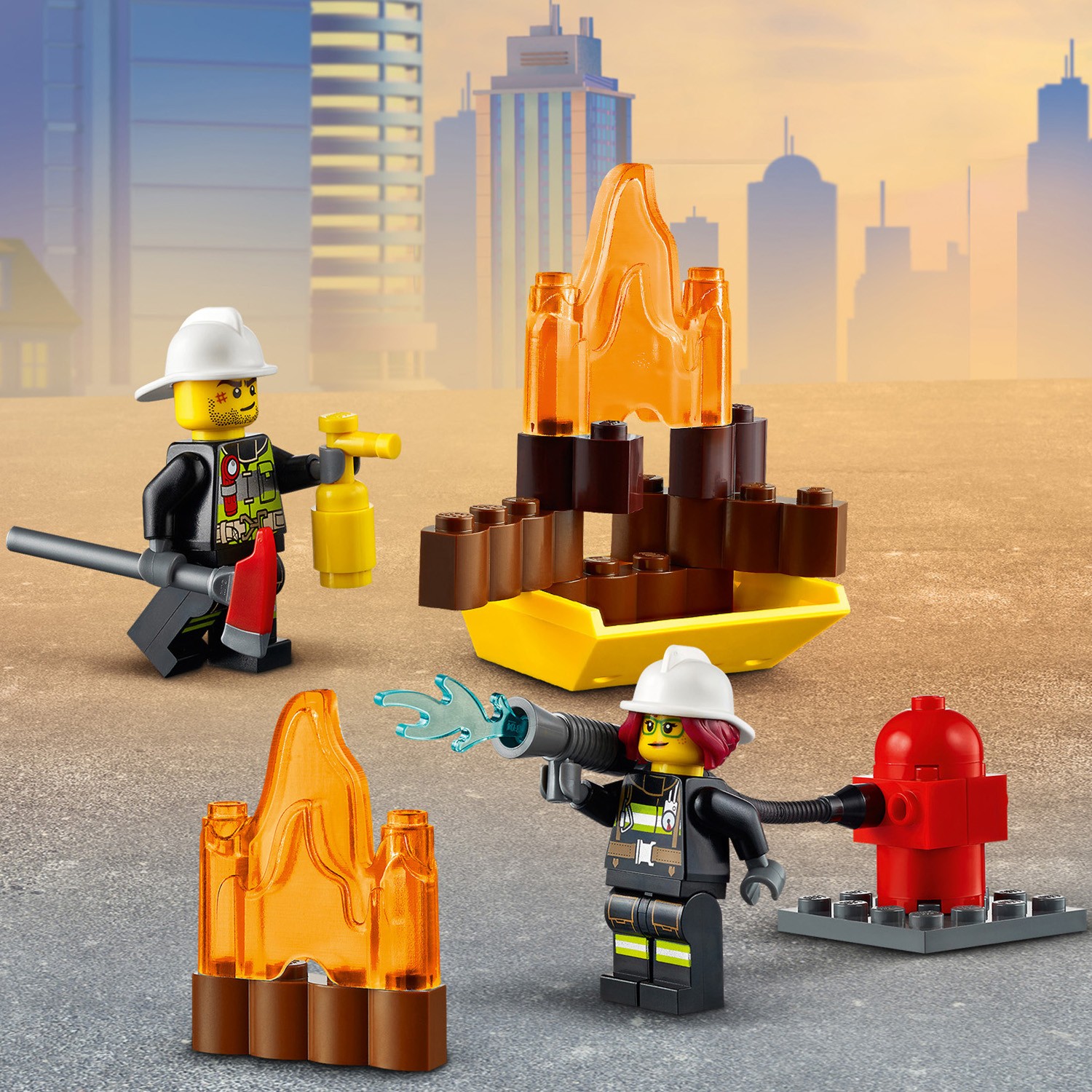 Конструктор LEGO City Fire Пожарная машина - фото 9