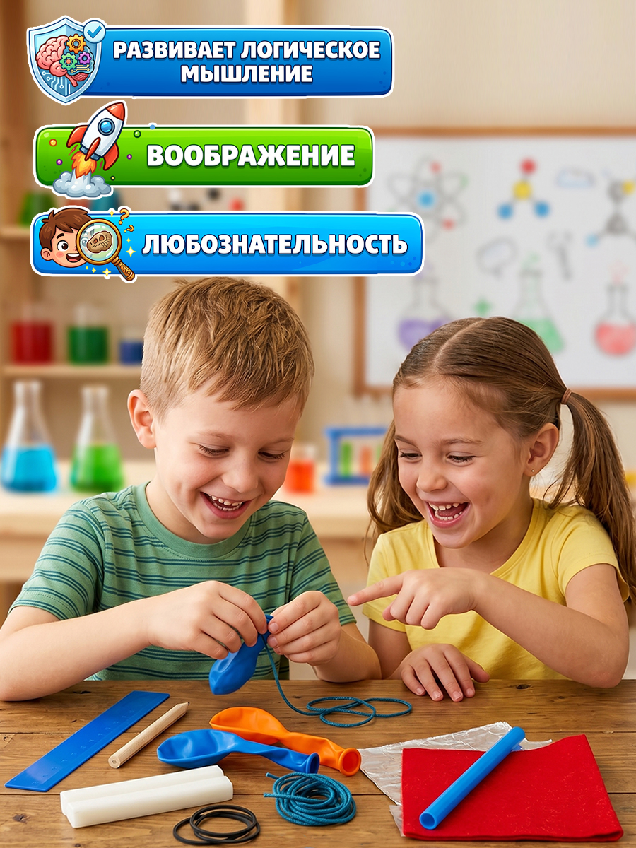 Набор для опытов Профессор Эйн Эксперимент с теплом - фото 6