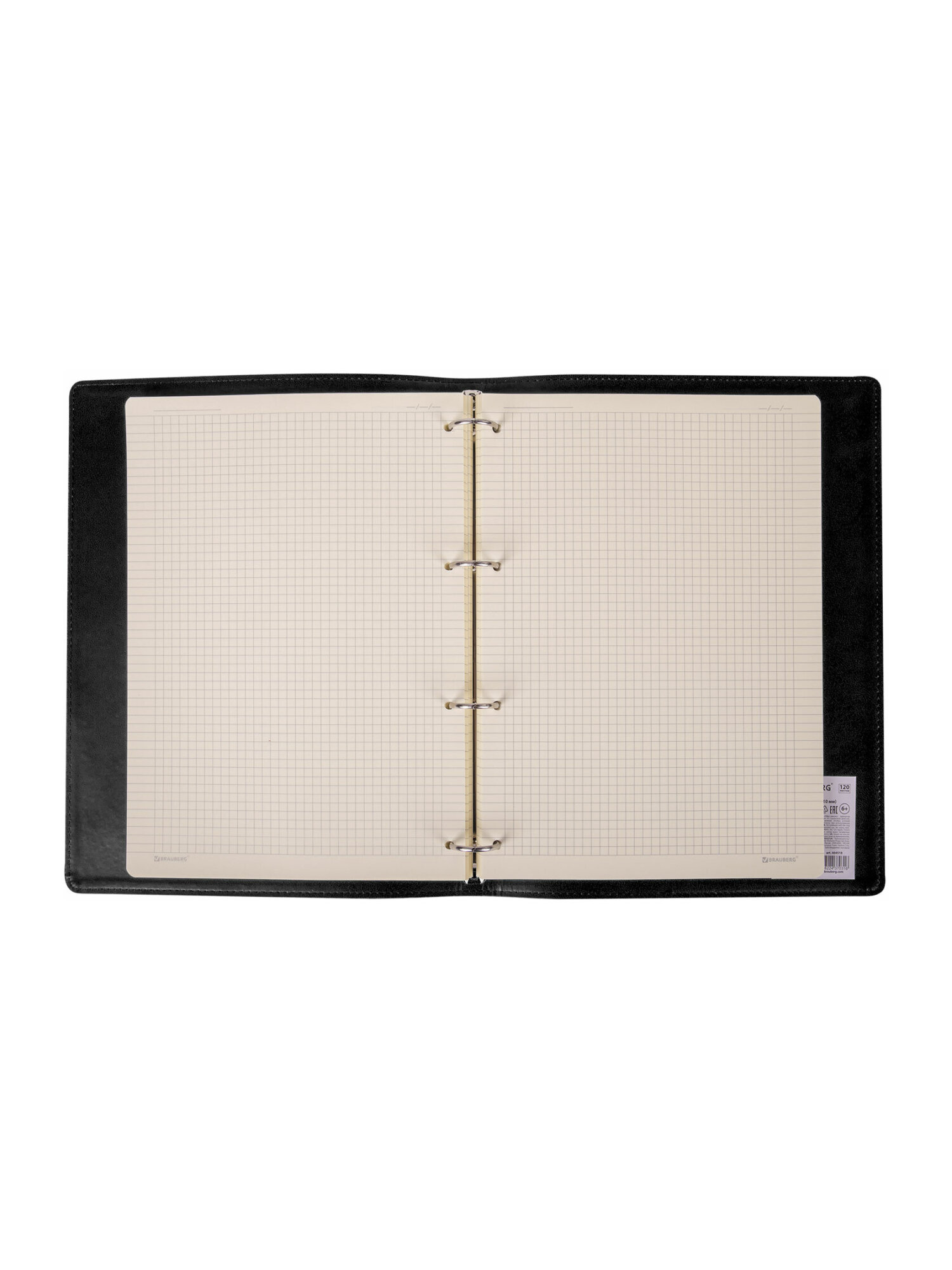 Тетрадь со сменным блоком Brauberg клетка 120 лист. - фото 8