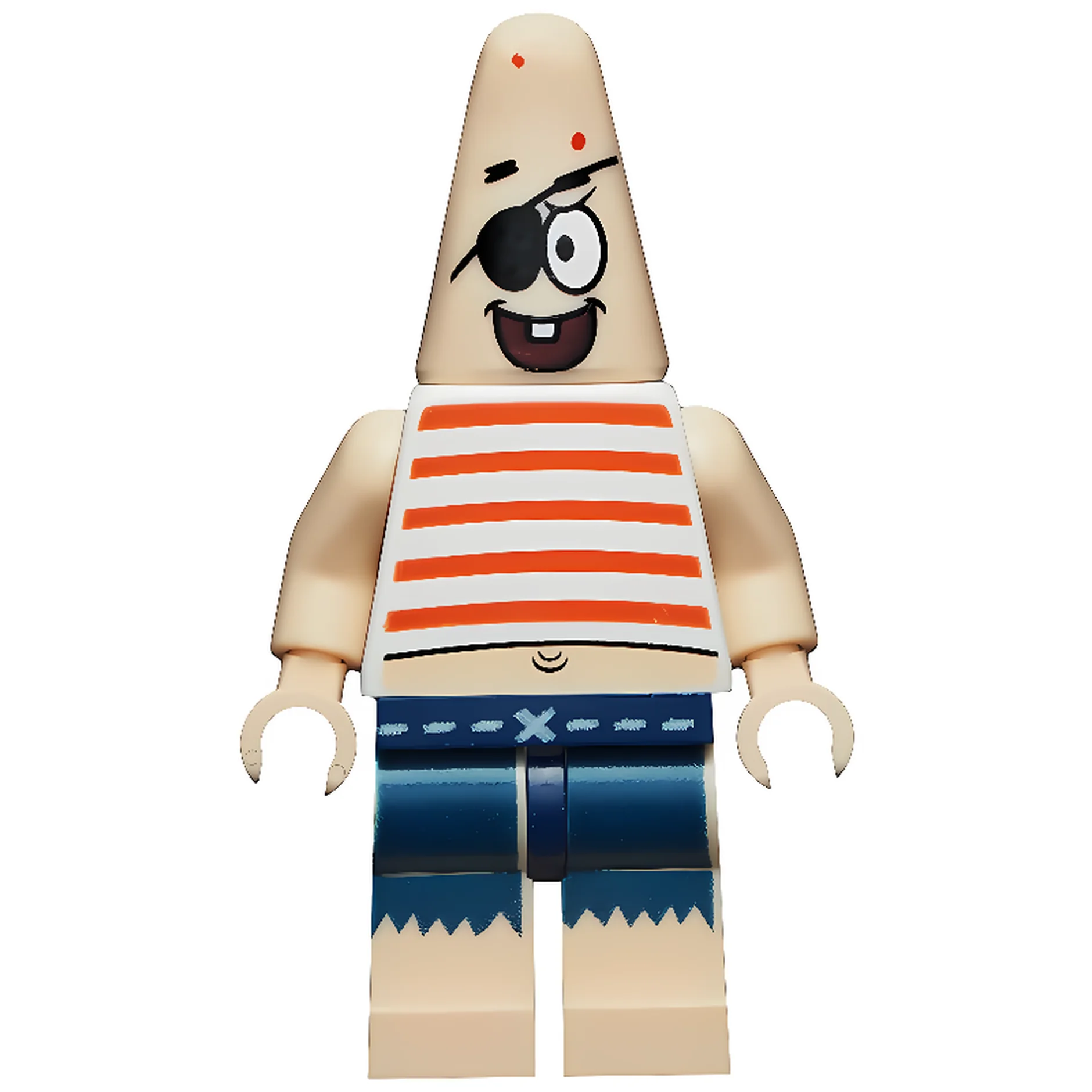 Изображение товара Минифигурка LEGO SpongeBob SquarePants Patrick — Pirate коллекционная Изображение товара Минифигурка LEGO SpongeBob SquarePants Patrick — Pirate коллекционная