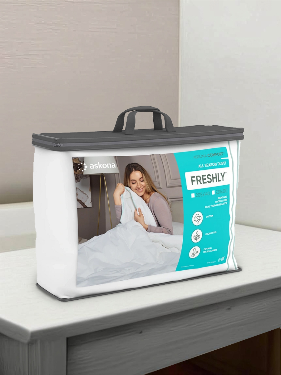 Одеяло Askona Freshly 140 x 205 см хлопок - фото 7