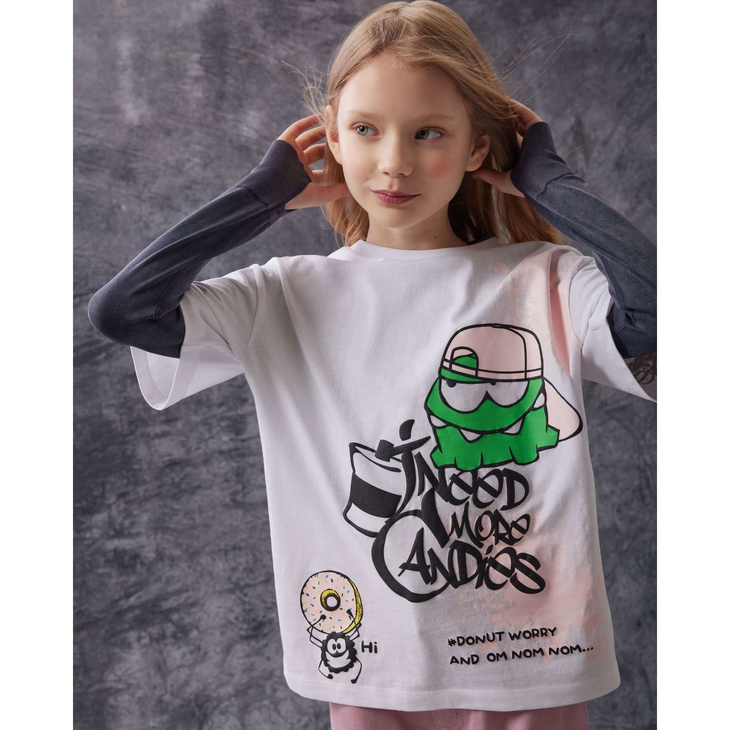 Футболка OM NOM S253-002FS tg-00 - фото 7