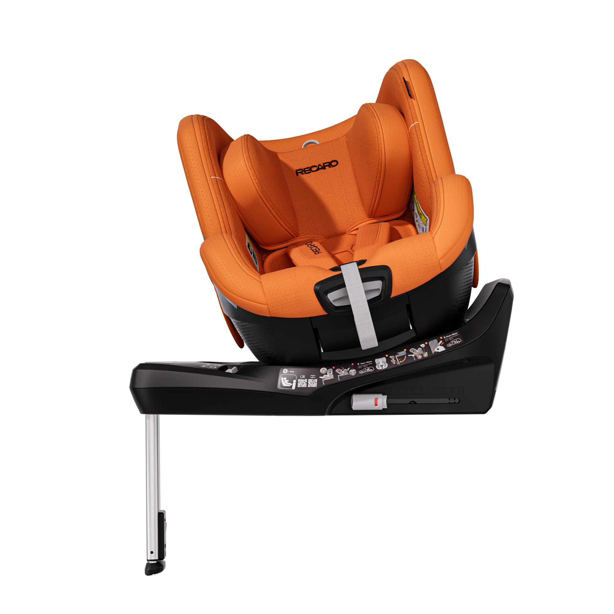 Автокресло Recaro Toron 1 Kid Isofix 0+/1 (0-18 кг) оранжевый - фото 9