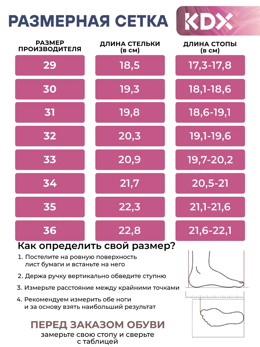 Ботинки KDX ZHNFW-07 pink - фото 3