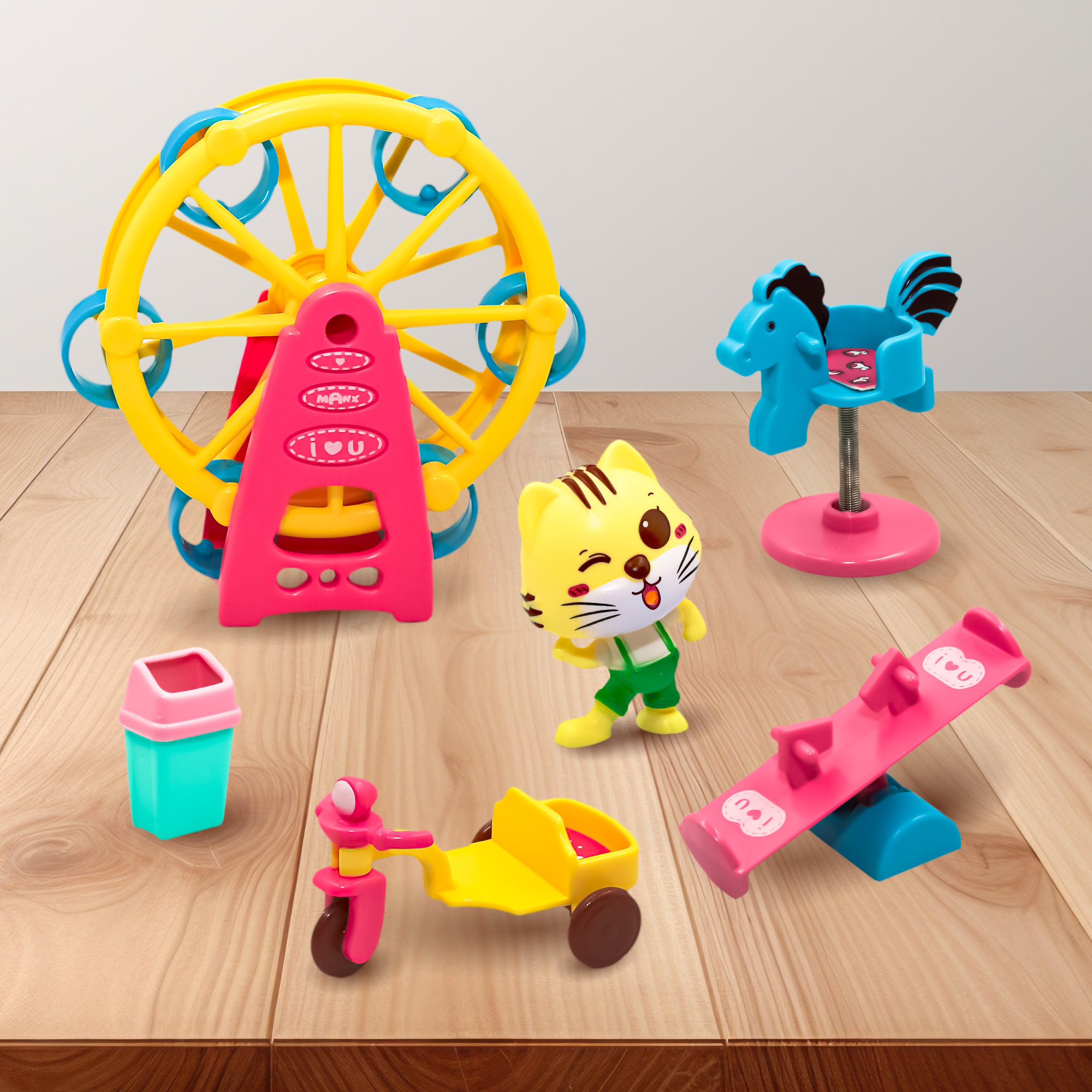 Игровой набор SHARKTOYS Мяу-мяу: Парк развлечений - фото 4