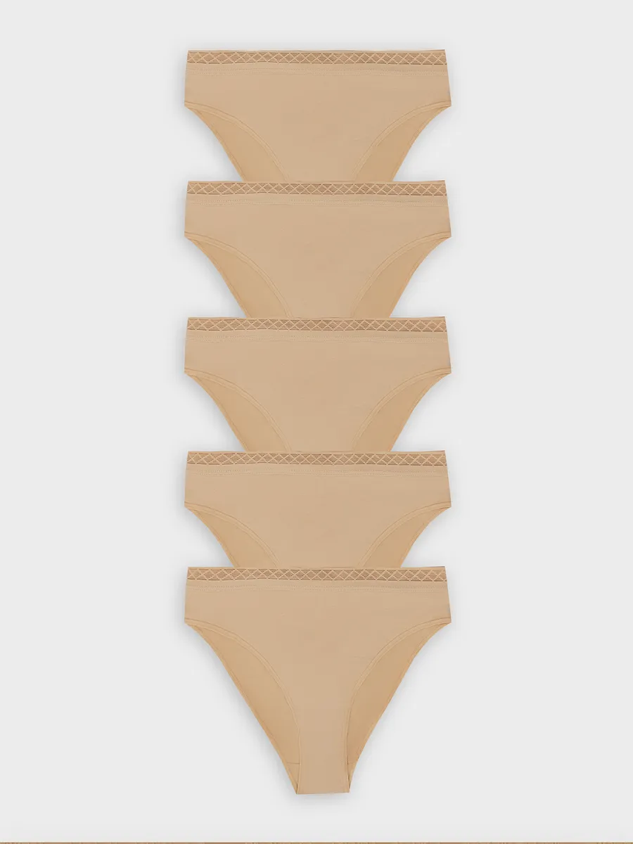 Трусы 5 шт Mark Formelle (Марк Формэль) 412402-5/бежевый 1 - фото 10