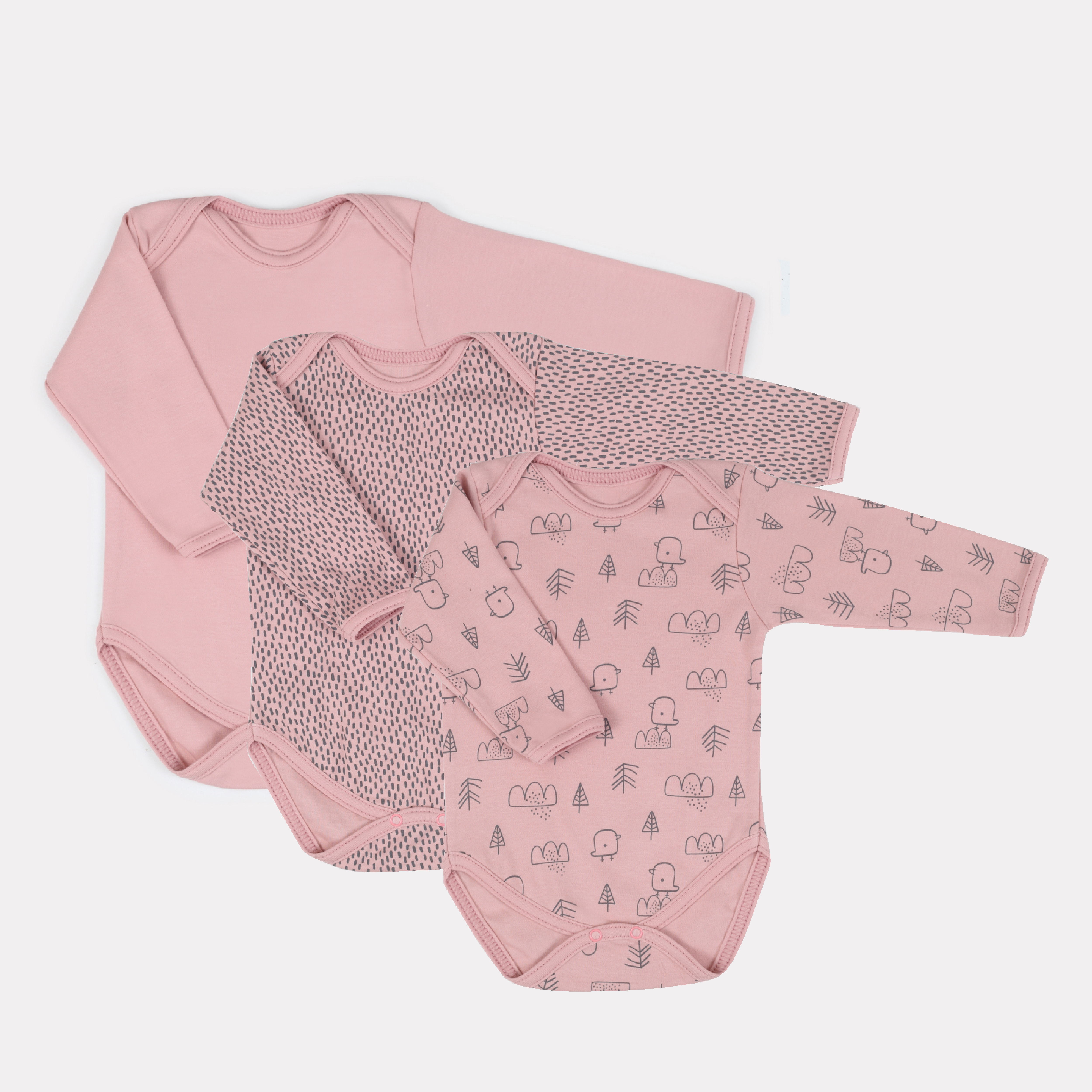 Боди 3 шт MOWbaby 4670078640871 - фото 1